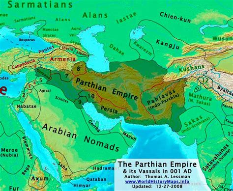 Iran Politics Club: Iran Historical Maps 4: Arsacid Parthian Empire ...