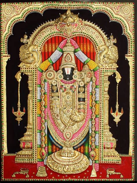 Lord Venkatesha [Test] - International Indian Folk Art Gallery