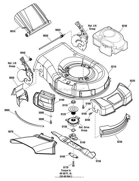 Snapper ERDV21750HW (1696373-00) 21" Euro Self Propelled Mower Parts ...