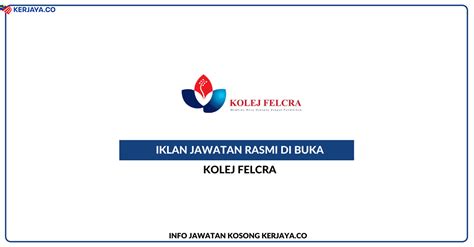 Kolej Felcra ~ Jawatan Kosong Pembantu Eksekutif – Tanaman & Landskap (Gred A&T1) – KERJAYA