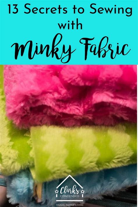 Tips for Sewing with Minky Fabric