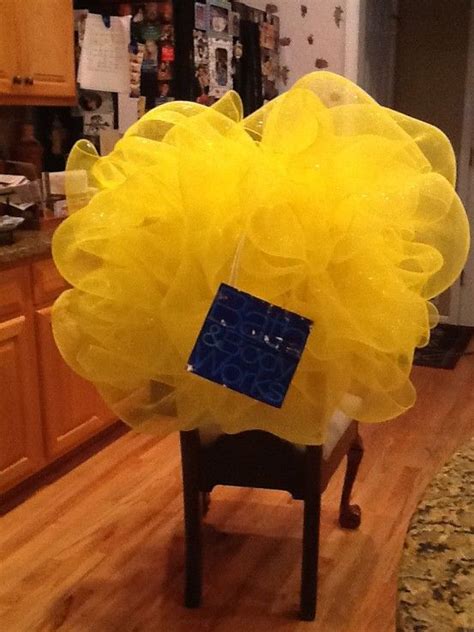 Loofah costume with Deco Mesh. | Loofah costume, Deco mesh, Paper lamp