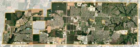 Map of Prosper town - Thong Thai Real