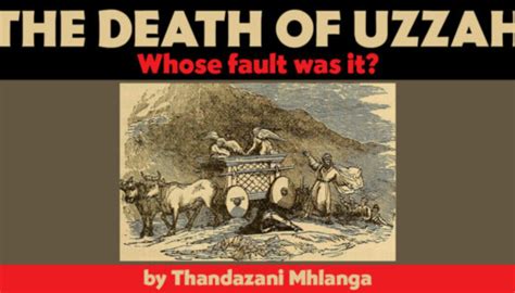 The Death of Uzzah: Whose Fault Was It? – Adventist Today