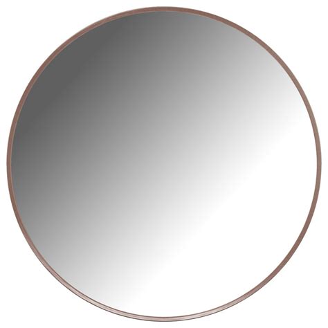 Round Framed Wall Mounted Bathroom Vanity Mirror, 28" X 28 ...