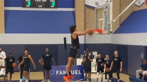 NBA Draft Prospect Jericho Sims Injures Eye On Rim During Insane Dunk