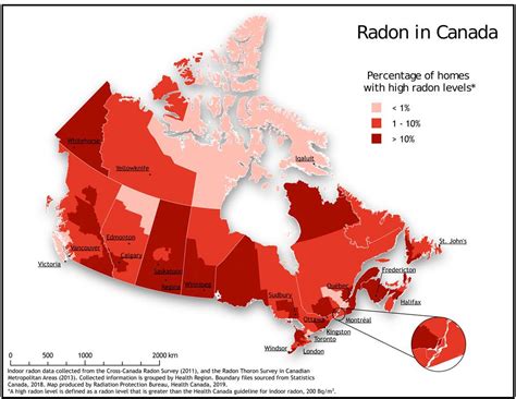 Radon Maps: Radon Zones in USA & Canada