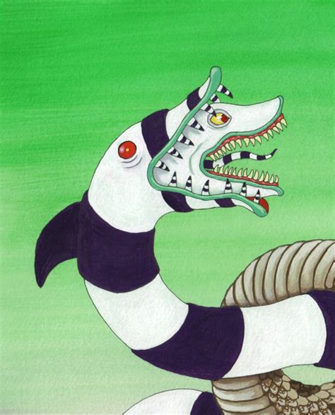 Beetlejuice Serpent & Sandworm digital print | Etsy