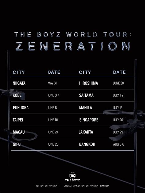 Update: THE BOYZ Announces 2023 World Tour “ZENERATION” + Reveals Dates ...