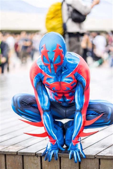 2099 Ultimate Spiderman Mens Cosplay Costume Zentai Suit Spider-Man Cos ...