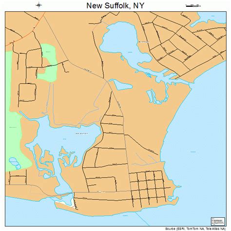 New Suffolk New York Street Map 3650727