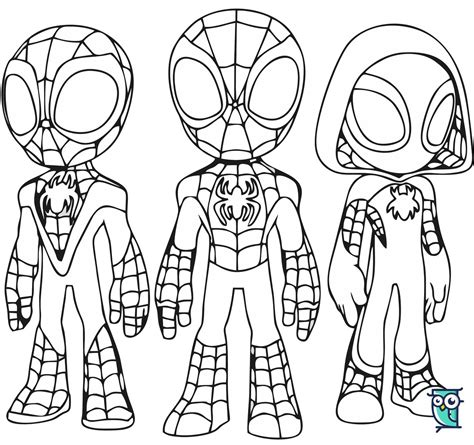 Unleash Your Imagination with Free Printable Spidey and His Amazing Friends Coloring Pages ...