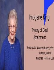 Understanding Imogene King's Theory of Goal Attainment | Course Hero