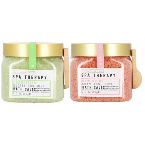 We Live Like This. Spa Therapy Bath Salt Assortment | Bath salts, Spa therapy, Natural bath salts