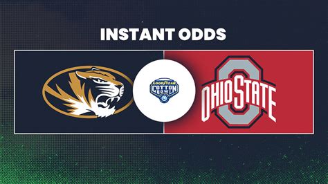 Cotton Bowl Odds: Ohio State vs Missouri Lines, Spread, Schedule