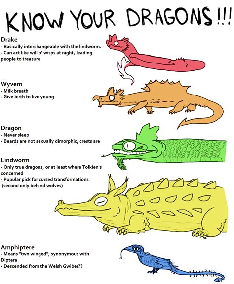 KNOW YOUR DRAGONS by Dwoll on DeviantArt