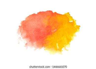 Red Yellow Watercolor Stain Shades Paint Stock Illustration 1446661070 | Shutterstock