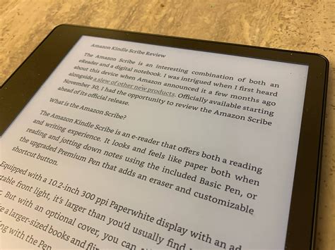 Amazon Kindle Scribe Review