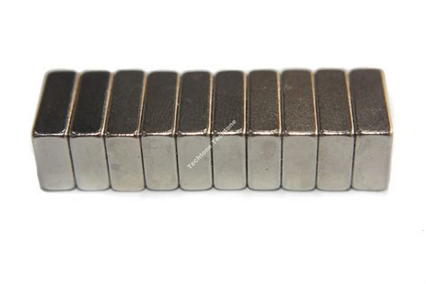 12mm x 9mm x 4mm Neodymium Magnet Rectangular shape 10pcs - Magnets Online