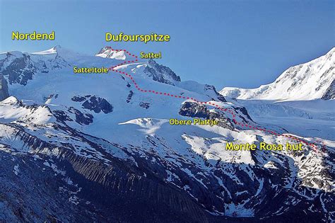 Dufourspitze - Swiss Normal Route : Photos, Diagrams & Topos : SummitPost