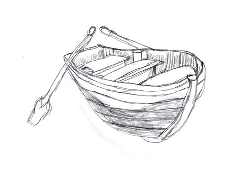 Wooden Boat Sketch by DrawingManuals on DeviantArt