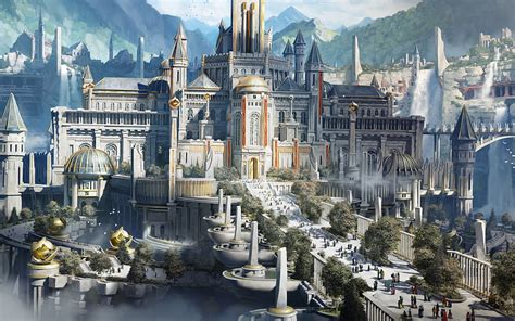 Explore the mesmerizing world of Fantasy Castle Concept Art - Discover ...