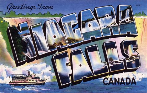 Greetings from Niagara Falls, Canada - Large Letter Postca… | Flickr