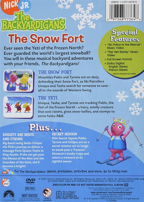 DVD Menu Walkthroughs: Backyardigans - Snow Fort : Nick Jr. : Free ...