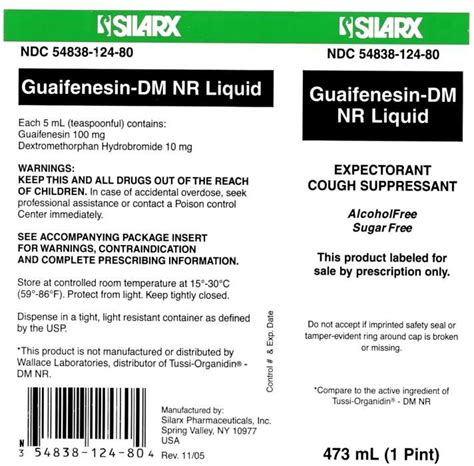 Guaifenesin-DM NR: Package Insert / Prescribing Information