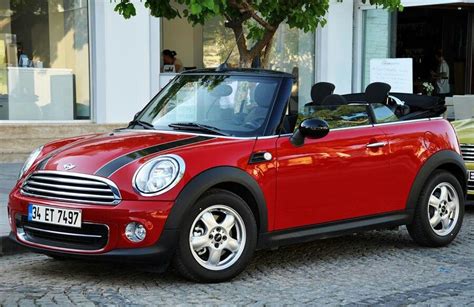 Red Mini Cooper Convertible