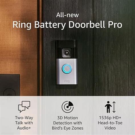 Ring Battery Doorbell Pro | Video Doorbell Camera | Amazon