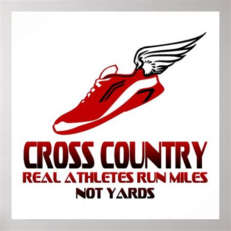 Cross Country Running Poster | Zazzle.co.uk