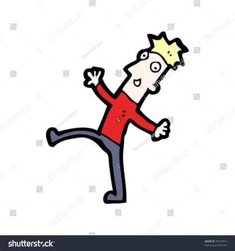 Dancing Man Cartoon Stock Vector (Royalty Free) 79279015 | Shutterstock