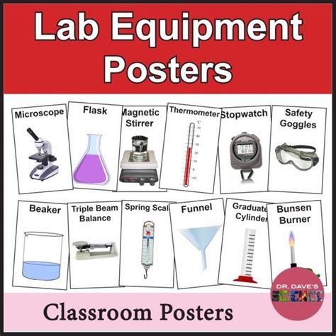 Science Lab Equipment Posters | Laboratoires de sciences, Boîte de ...