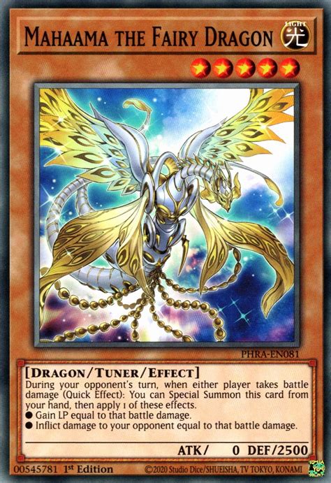 Mahaama the Fairy Dragon - Phantom Rage - YuGiOh