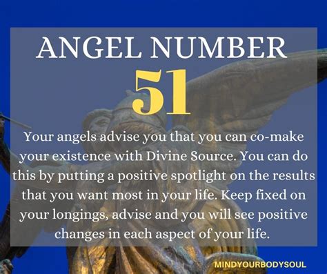 51 Angel Number: Meaning And Symbolism - Mind Your Body Soul