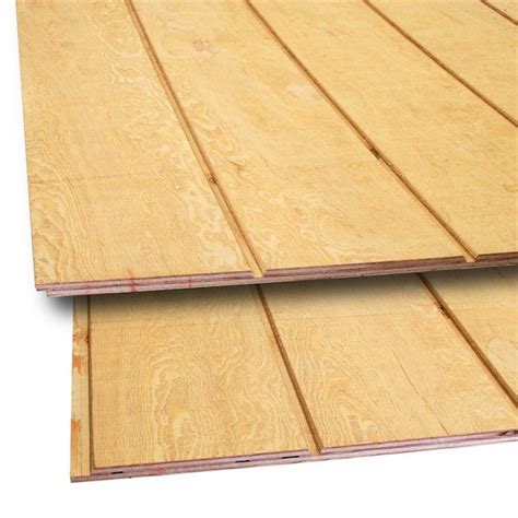 15/32 in. x 4 ft. x 8 ft. T1-11 8 in. On-Center Fir Plywood Siding ...