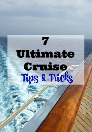 7 Ultimate Cruise Tips & Tricks - R We There Yet Mom?