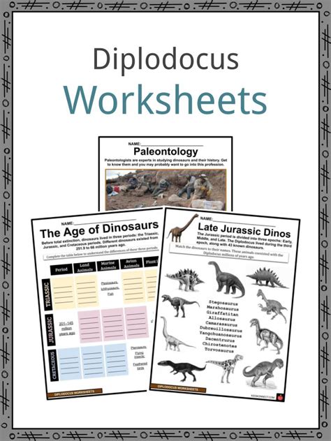 Diplodocus Facts, Worksheets, Discovery & Appearance For Kids