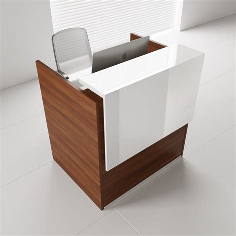 TERA Small Reception Desk w/Light Panel | Small reception desk ...