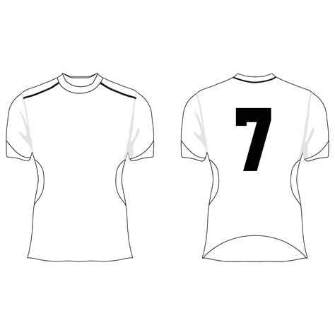 Blank Football Uniform Template