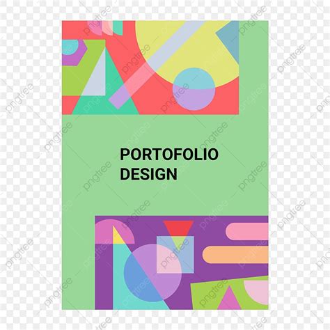 Fun Portfolio Cover Design Template Download on Pngtree