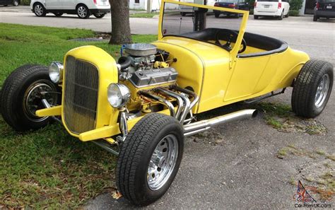 1927 Ford Model T Roadster with new 350 V8 (578 miles)