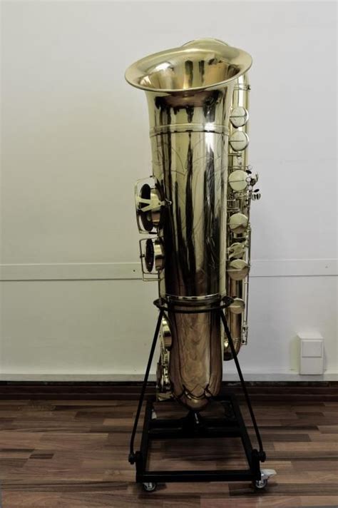 J’ELLE STAINER Double Bb SUB-CONTRABASS SAXOPHONE on www.saxophone.org ...