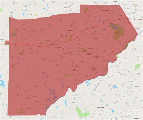 Georgia Douglas County - AtlasBig.com