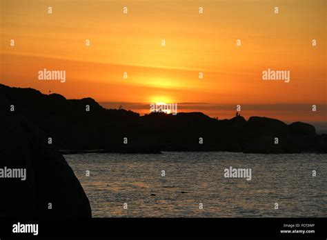 sunset Cape Town Stock Photo - Alamy