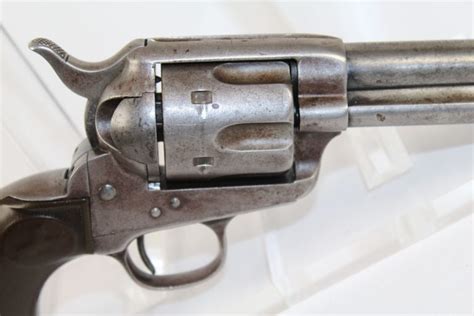 Colt SAA Single Action Army Peacemaker Frontier Six-Shooter 44-40 WCF Revolver Antique Firearms ...