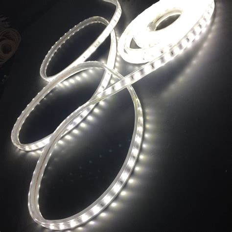 Waterproof Flexible Led Rope Light , 120V LED Tape Light SMD 2835 16.4 ...