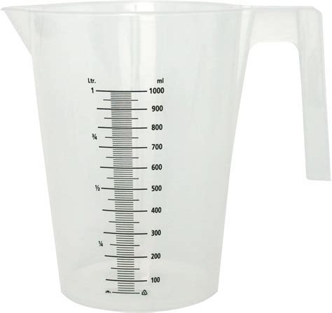 Measuring cups with open handle and litre and ml scale - 200149 ...