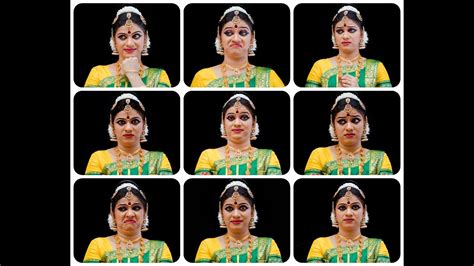 Navarasangal In Bharatanatyam